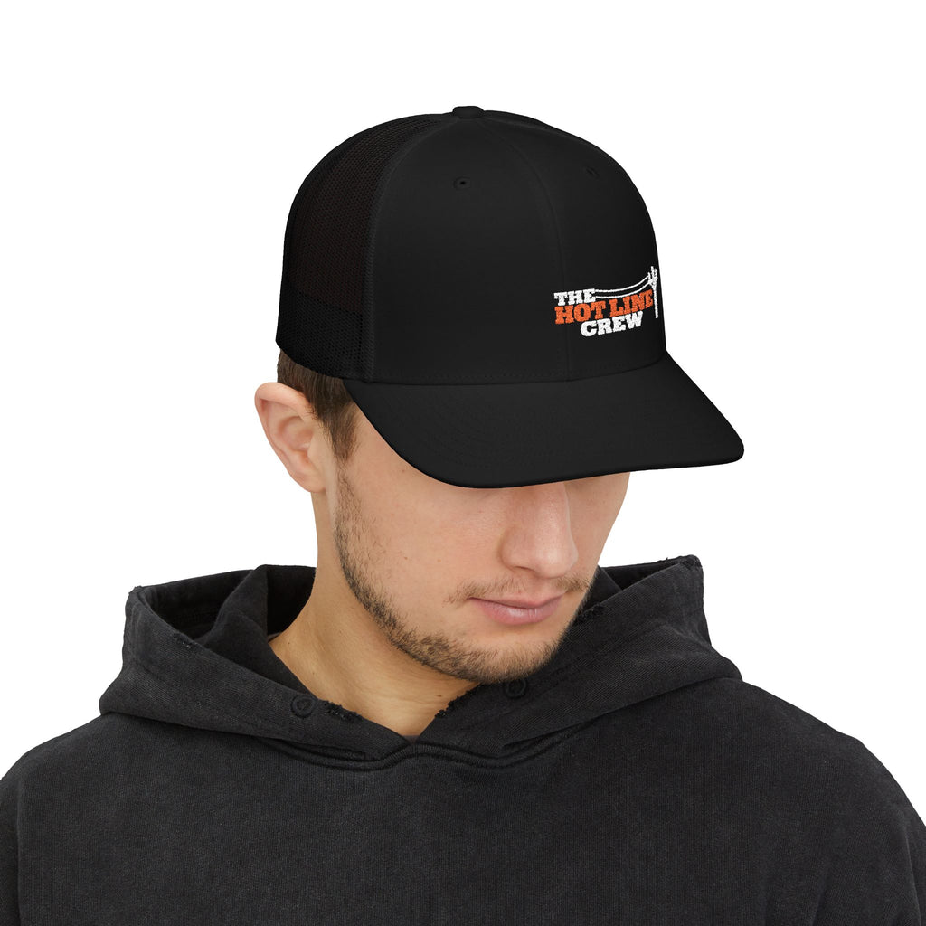 The Hot Line Crew — Richardson 112 Orange Logo Hat